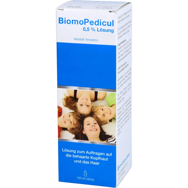 BiomoPedicul 0,5 % Lösung bei Befall mit Kopfläusen, 100 ml Lösung