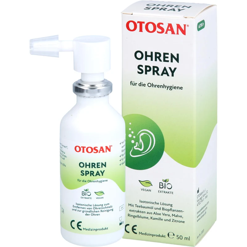 Otosan Ohrenspray für die Ohrenhygiene, 50 ml Lösung