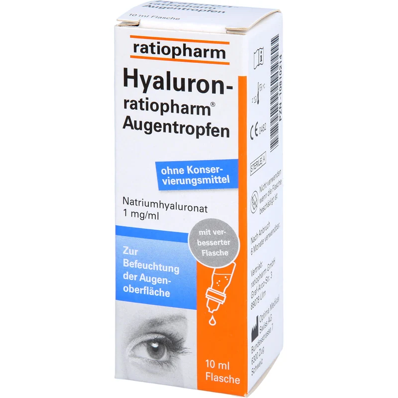 Hyaluron-ratiopharm Augentropfen, 10 ml Lösung