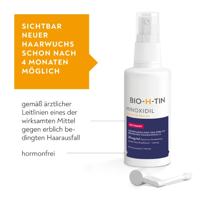 Minoxidil Bio-h-tin20mg/ml, 3X60 ml LOE