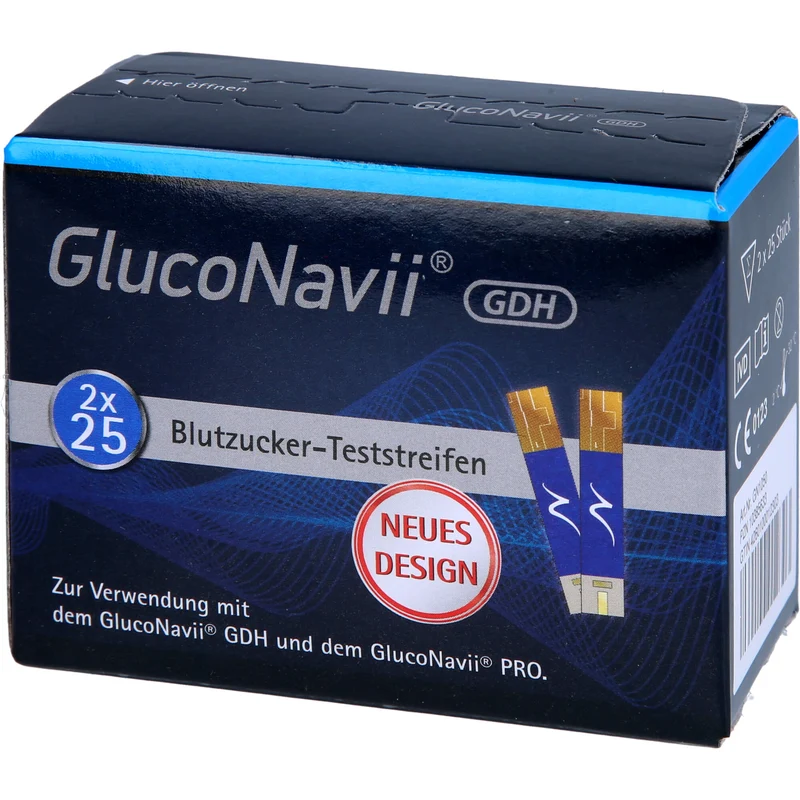 SD GlucoNavii GDH Blutzucker-Teststreifen, 50 St. Teststreifen