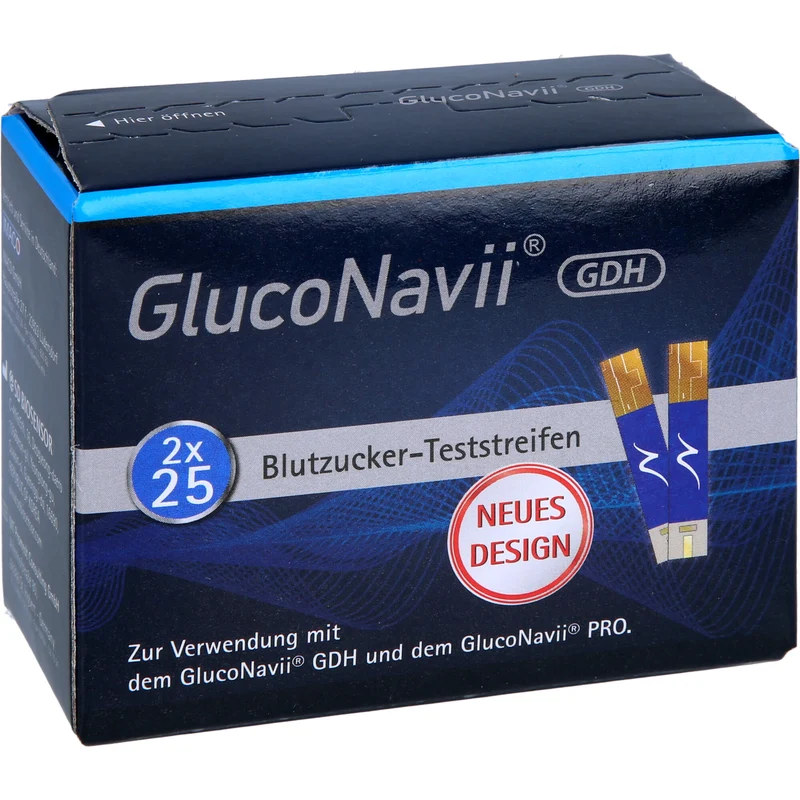 SD GlucoNavii GDH Blutzucker-Teststreifen, 50 St. Teststreifen