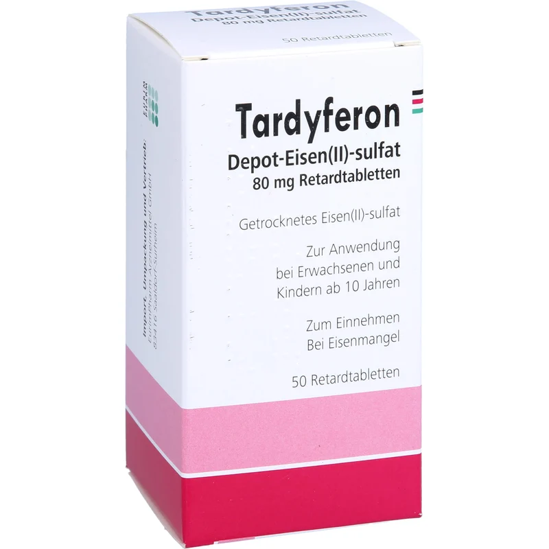 Tardyferon Depot-Eisen(II)-sulfat 80 mg Eurim Retardtabletten, 50 St. Tabletten