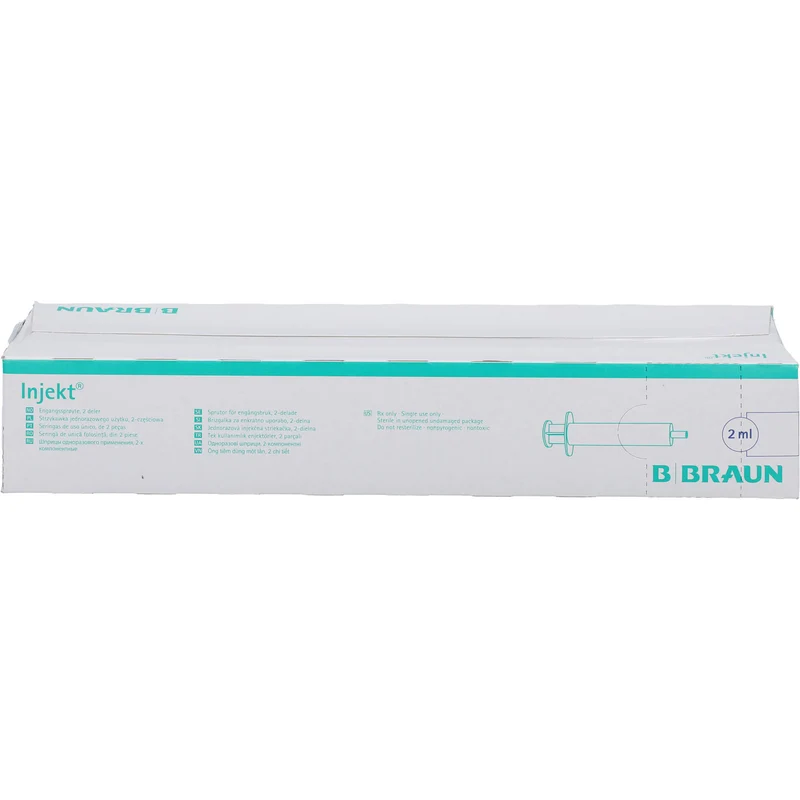B. BRAUN Injekt Lock PVC-frei Spritzen, 100 St. Spritzen