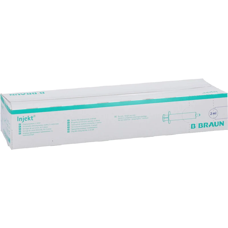 B. BRAUN Injekt Lock PVC-frei Spritzen, 100 St. Spritzen