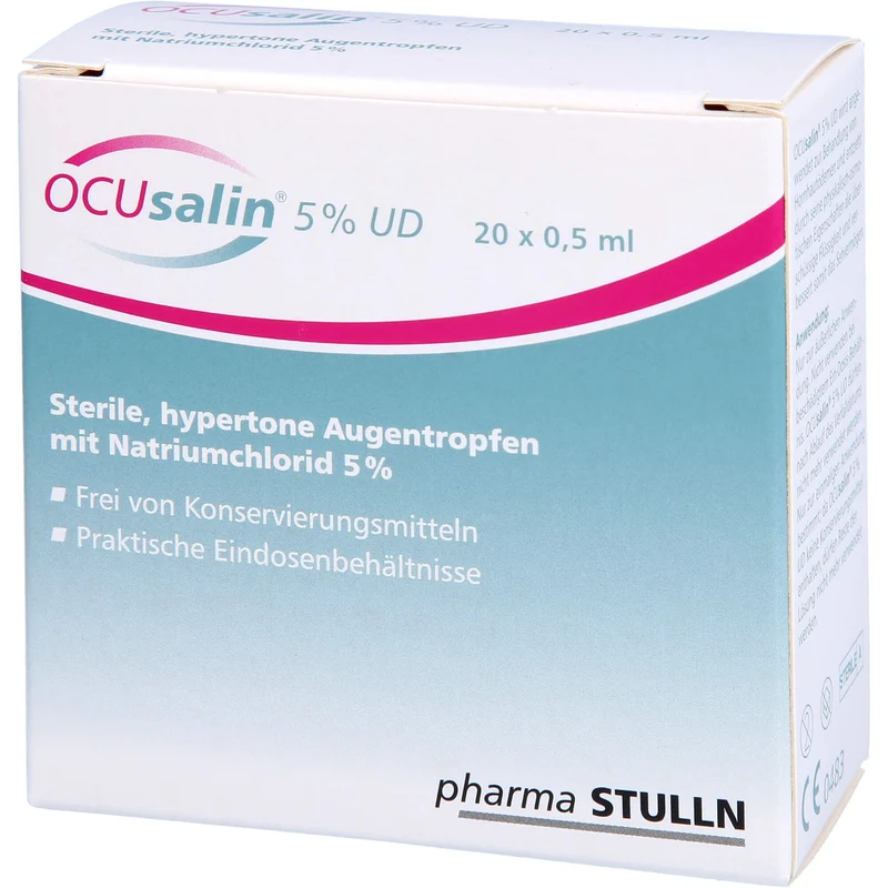 OCUsalin 5% UD, 20X0.5 ml ATR