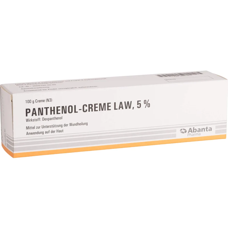 Panthenol-Creme LAW 5 % zur Unterstützung der Wundheilung, 100 g Creme