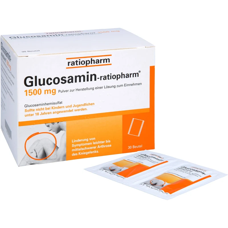 Glucosamin-ratiopharm 1500 mg Pulver zur Herstellung einer Lösung zum Einnehmen, 30 St PLE