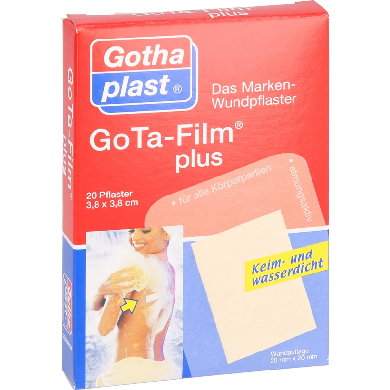 GoTa-Film plus 3,8cm x 3,8cm, 20 St. Pflaster