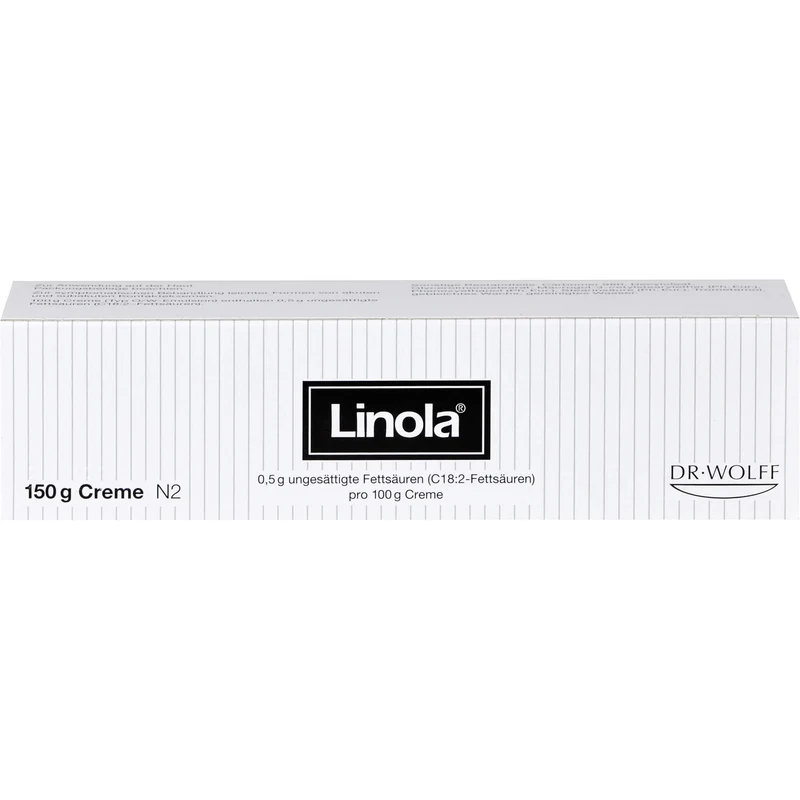 Linola Creme beruhigt, kühlt und wirkt Entzündungen ohne Cortison entgegen, 150 g Creme