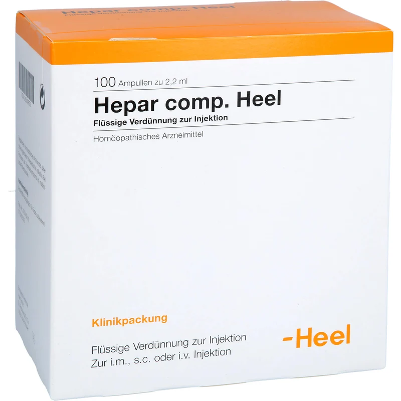 Hepar comp. Heel Amp., 100 St. Ampullen