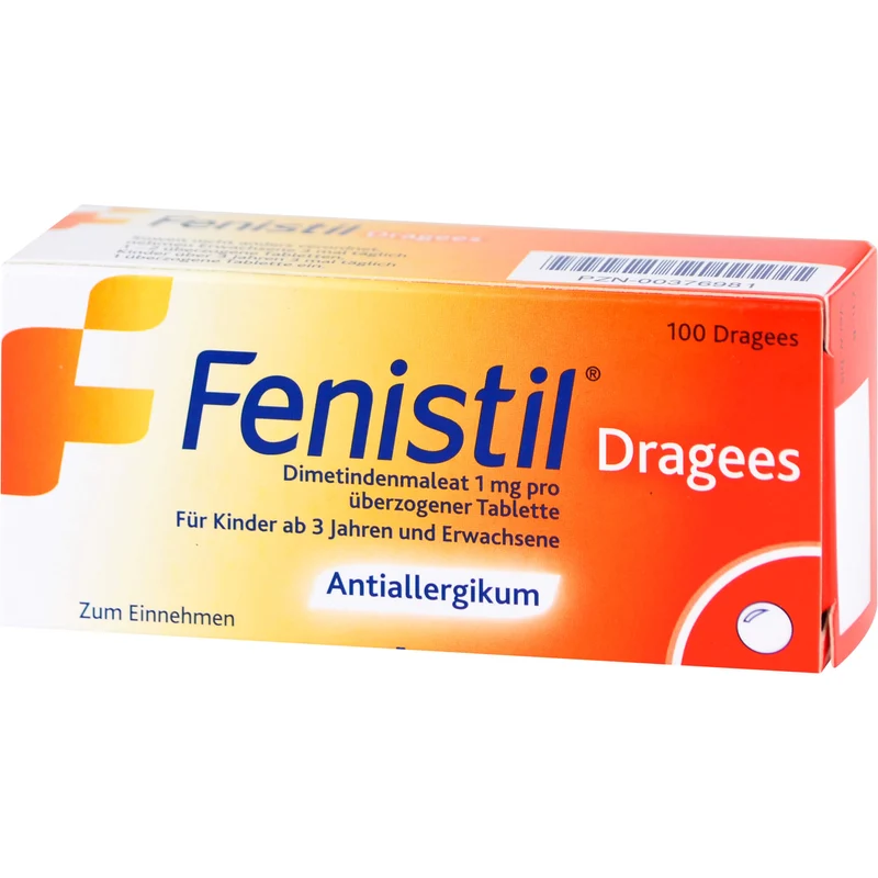 Fenistil kohlpharma Dragees bei Allergien, 100 St. Tabletten