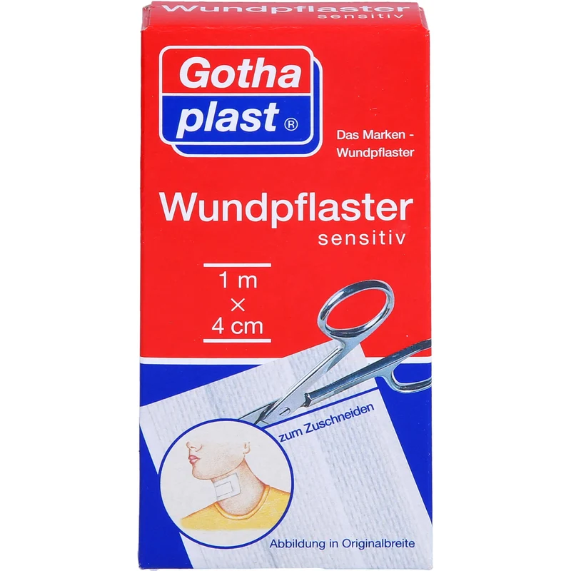 Gothaplast Wundpflaster sensitiv 1 m x 4 cm, 1 St. Pflaster