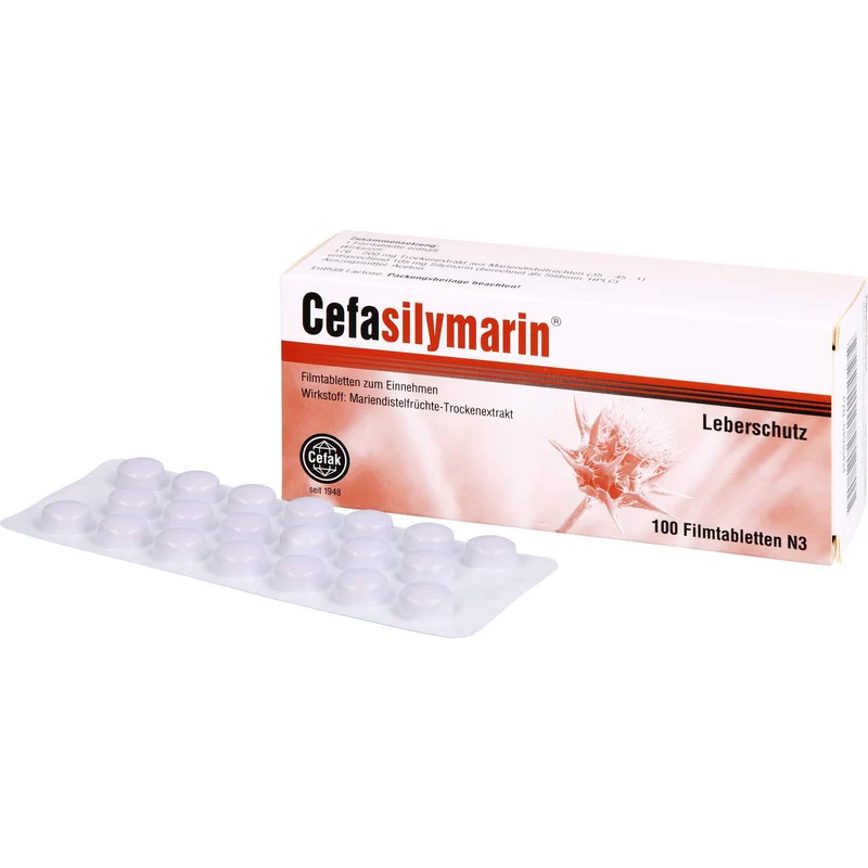 Cefasilymarin Filmtabletten als Leberschutz, 100 St. Tabletten