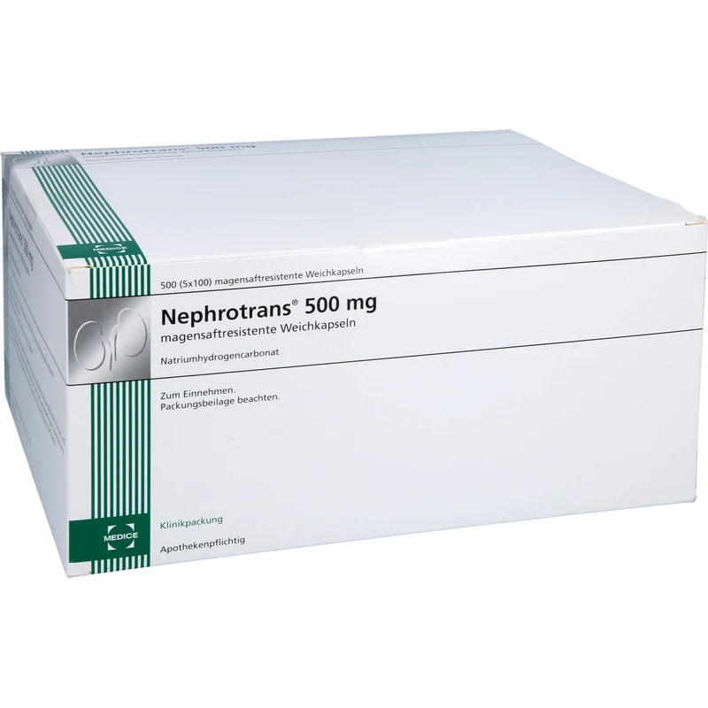 Nephrotrans 500 mg magensaftresistente Weichkapseln, 5X100 St KMR