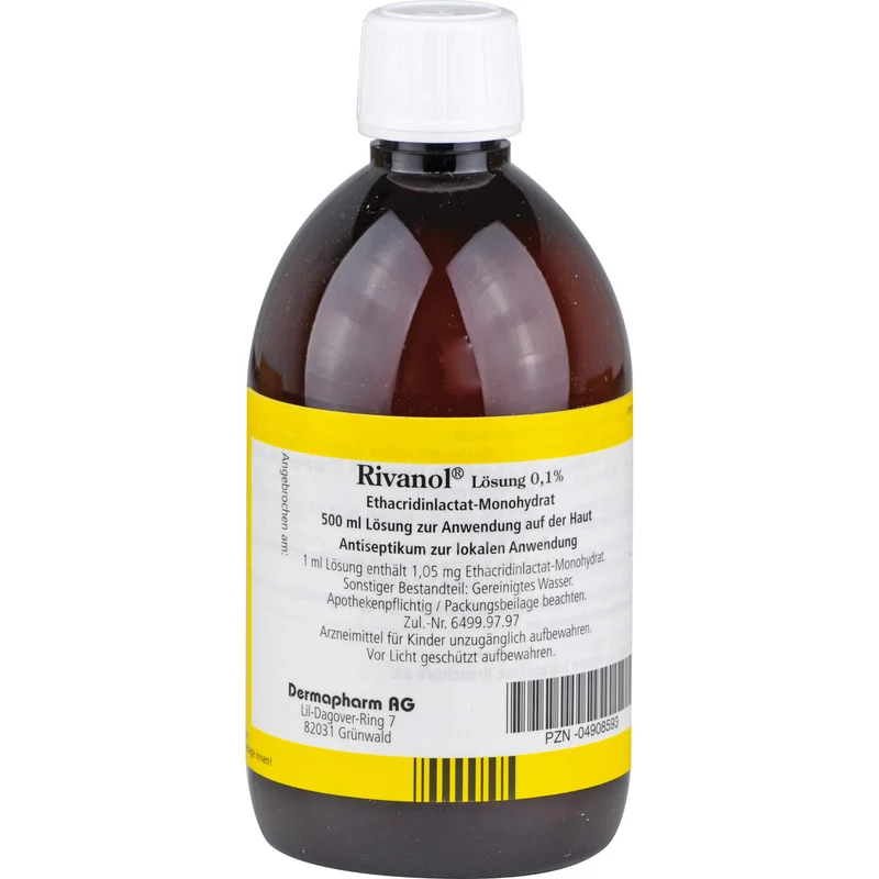 Rivanol Lösung 0,1%, 500 ml Lösung