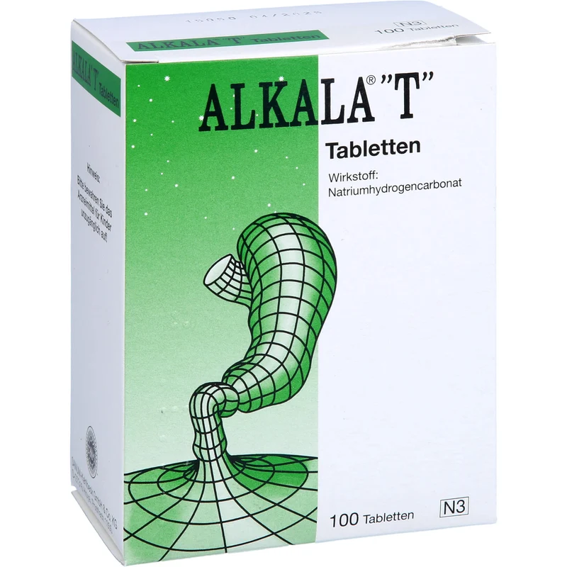 ALKALA T Tabletten bei Sodbrennen und säurebedingten Magenbeschwerden, 100 St. Tabletten
