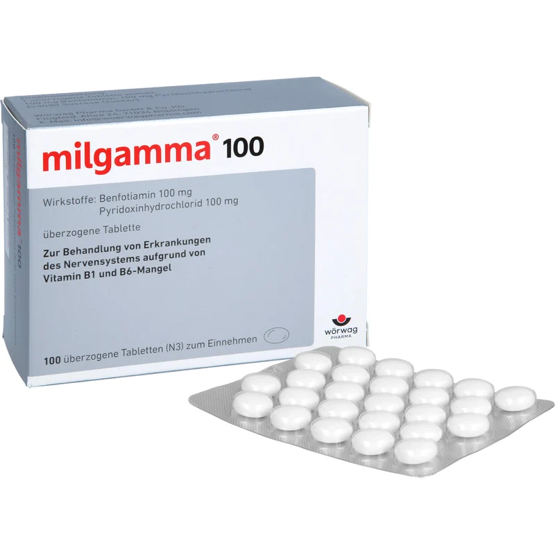 milgamma 100 Tabletten bei Mangel der Vitamine B1 und B6, 100 St. Tabletten