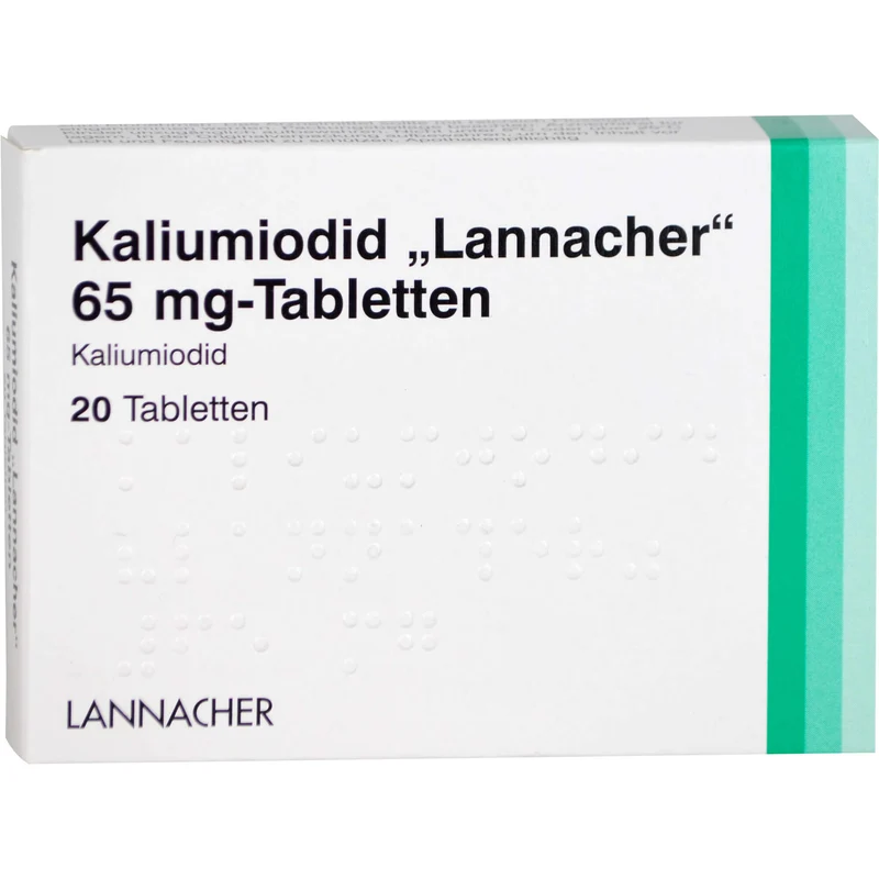 Kaliumiodid Lannacher 65 mg-Tabletten, 20 St. Tabletten
