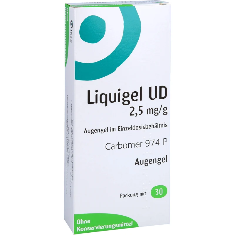 Liquigel UD 2,5 mg/g Augengel, 30 St. Einzeldosispipetten
