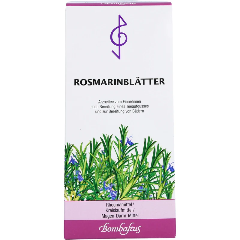 Bombastus Rosmarinblätter Rheumamittel / Kreislaufmittel / Magen-Darm-Mittel, 125 g Tee