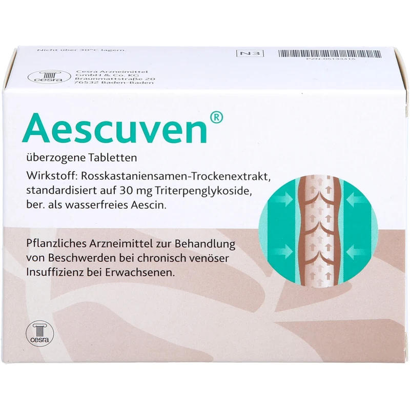 Aescuven 12,5 mg überzogene Tablette, 100 St. Tabletten