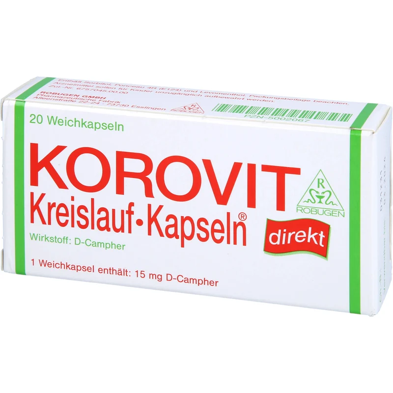 KOROVIT Kreislauf-Kapseln, 20 St. Kapseln
