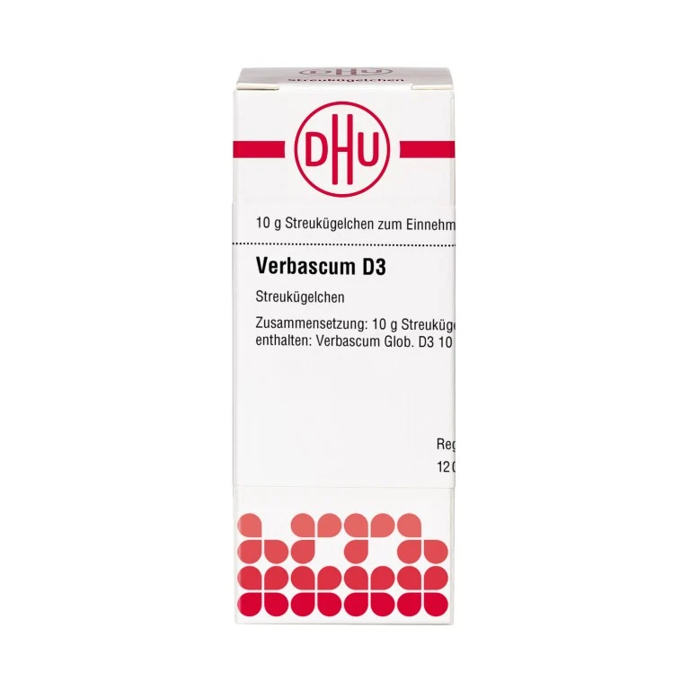 Verbascum D3 DHU Globuli, 10 g Globuli