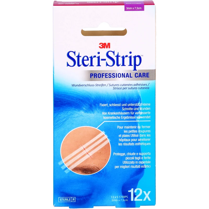 Steri Strip steril 3 mm x 75 mm, 12X5 St