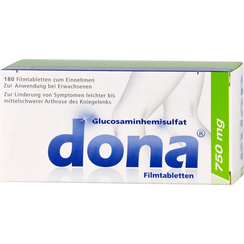 Dona 750 mg Filmtabletten bei leichter bis mittelschwerer Arthrose des Kniegelenks, 180 St. Tabletten