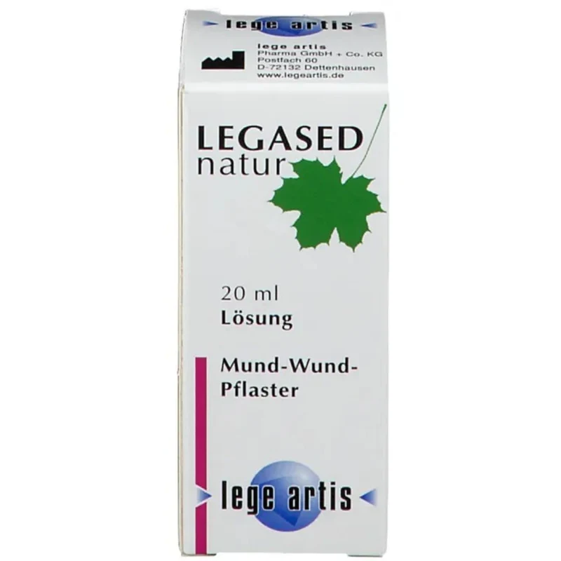 LEGASED natur Lösung Mund-Wund-Pflaster bei entzündeter Mundschleimhaut, 20 ml Lösung
