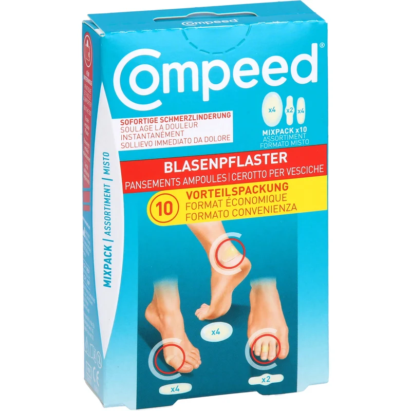 Compeed Blasenpflaster Mixpack, 10 St. Pflaster