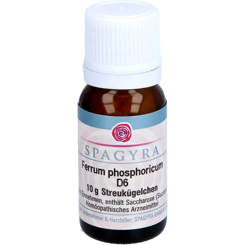 SPAGYRA Ferrum phosphoricum D6 Globuli, 10 g Globuli