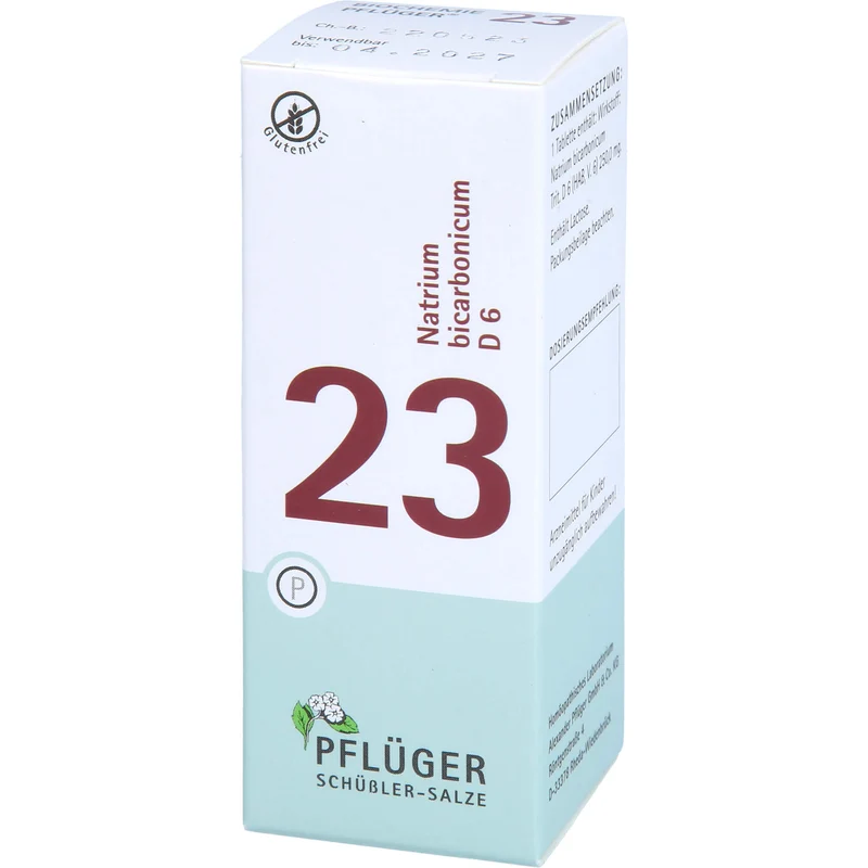 Pflüger Biochemie Nr.23 Natrium bicarbonicum D6 Tabletten, 100 St. Tabletten