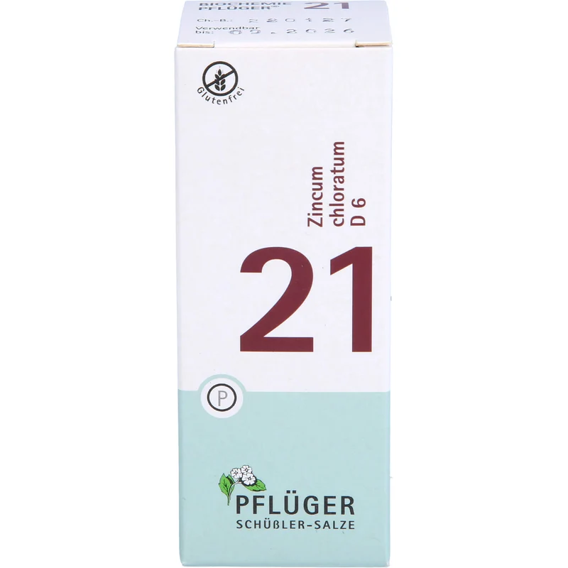 Pflüger Biochemie Nr.21 Zincum chloratum D6 Tabletten, 100 St. Tabletten
