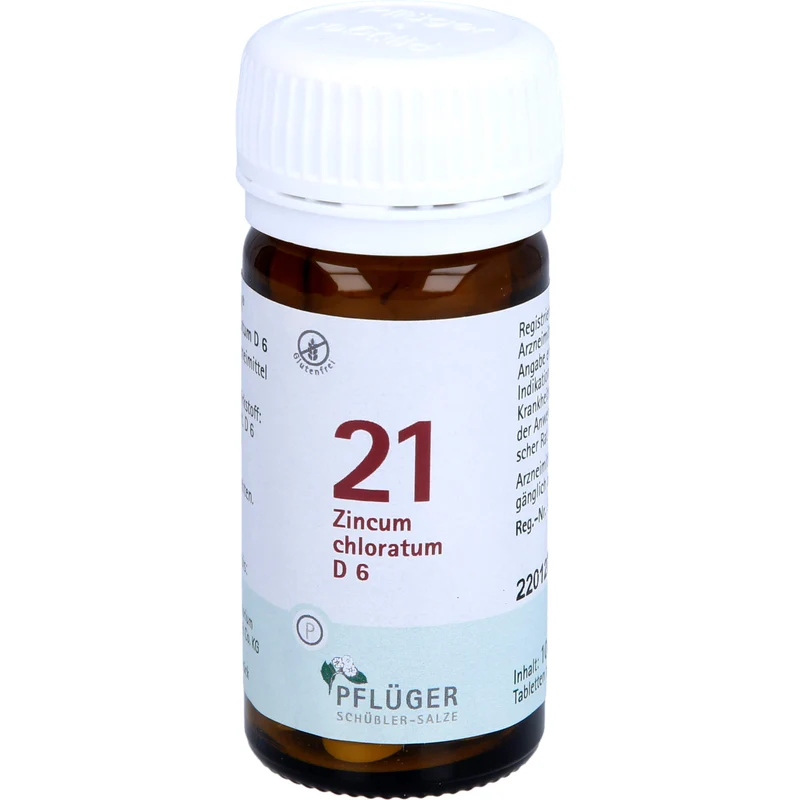 Pflüger Biochemie Nr.21 Zincum chloratum D6 Tabletten, 100 St. Tabletten