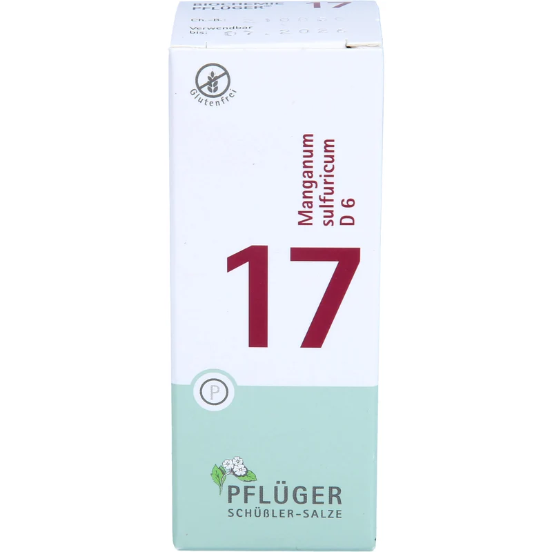 Pflüger Biochemie Nr.17 Manganum sulfuricum D6 Tabletten, 100 St. Tabletten