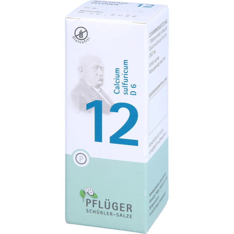 Pflüger Biochemie Nr.12 Calcium sulfuricum D6 Tabletten, 100 St. Tabletten