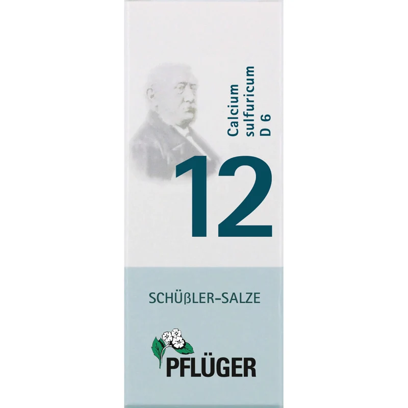 Pflüger Biochemie Nr.12 Calcium sulfuricum D6 Tabletten, 400 St. Tabletten