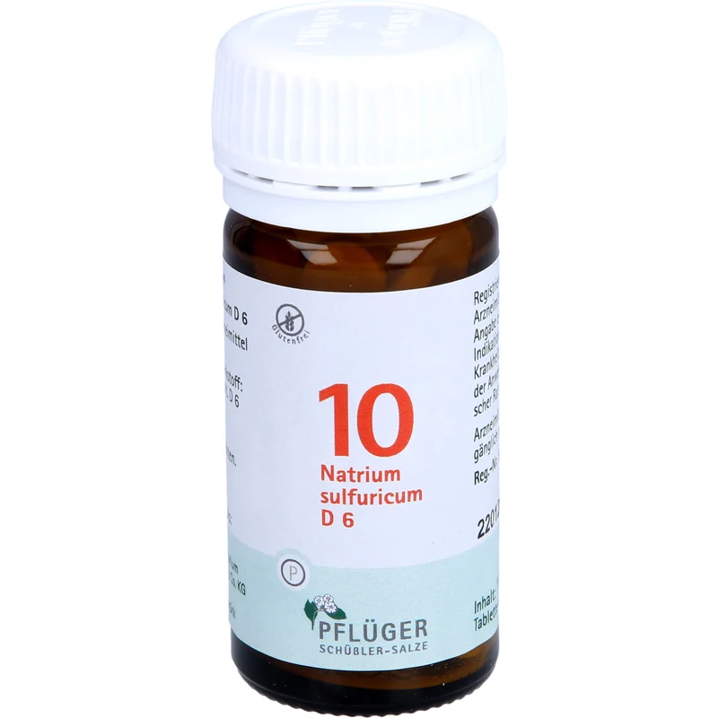 Pflüger Biochemie Nr.10 Natrium sulfuricum D6 Tabletten, 100 St. Tabletten