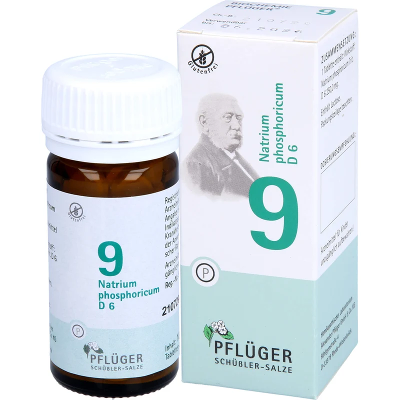 Pflüger Biochemie Nr.9 Natrium phosphoricum D6 Tabletten, 100 St. Tabletten