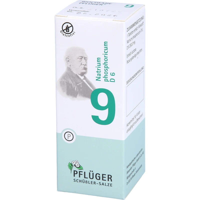 Pflüger Biochemie Nr.9 Natrium phosphoricum D6 Tabletten, 100 St. Tabletten