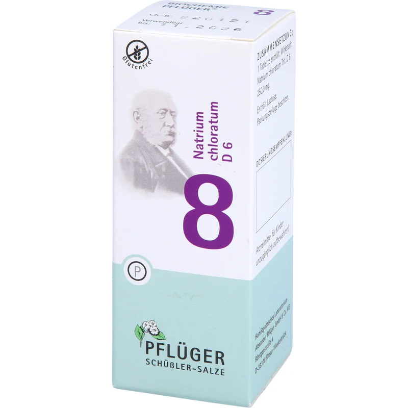 Pflüger Biochemie Nr.8 Natrium chloratum D6 Tabletten, 100 St. Tabletten