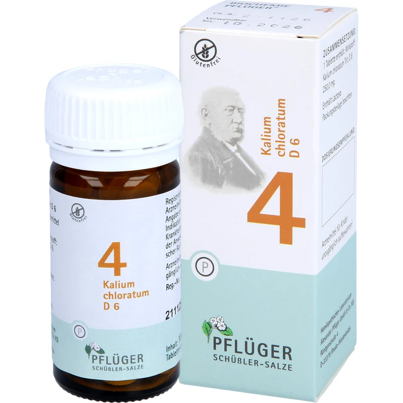 Pflüger Biochemie Nr.4 Kalium chloratum Tabletten, 100 St. Tabletten