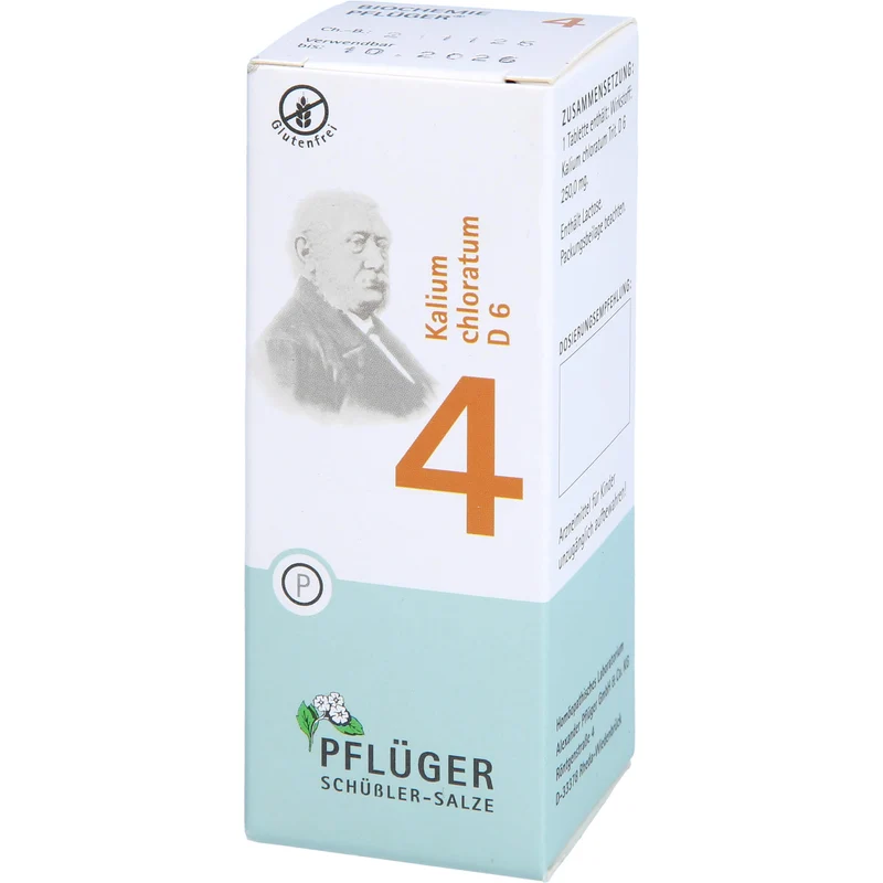Pflüger Biochemie Nr.4 Kalium chloratum Tabletten, 100 St. Tabletten