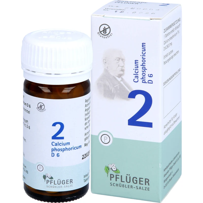 Pflüger Biochemie Nr.2 Calcium phosphoricum D6 Tabletten, 100 St. Tabletten