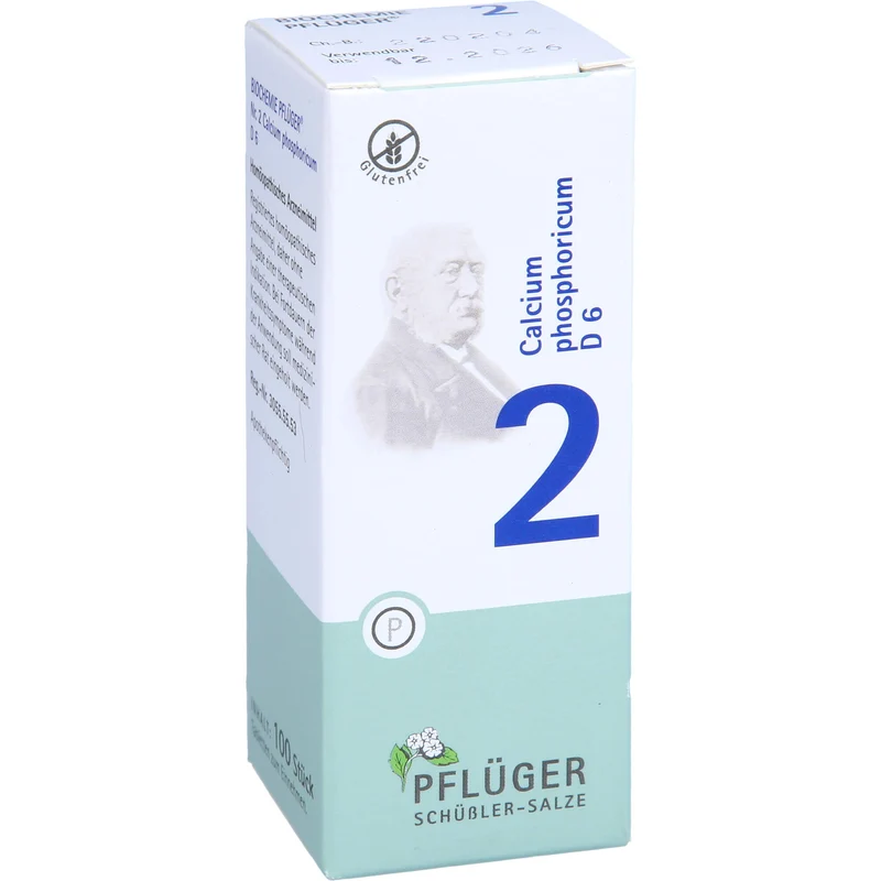 Pflüger Biochemie Nr.2 Calcium phosphoricum D6 Tabletten, 100 St. Tabletten