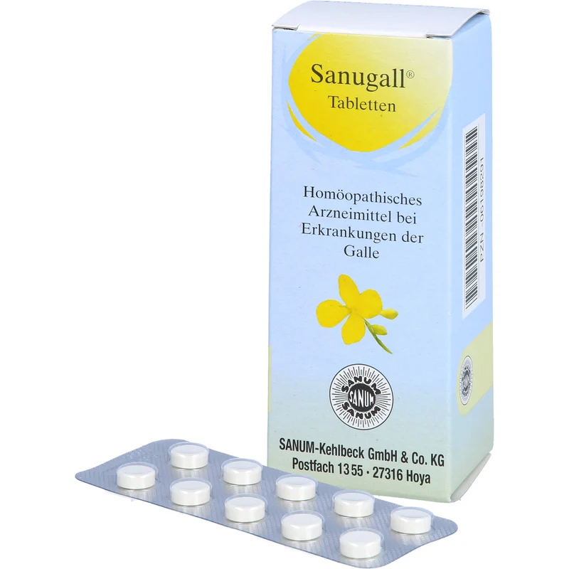 Sanugall Tabletten bei Erkrankungen der Galle, 80 St. Tabletten