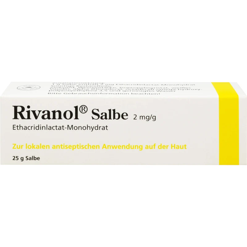 Rivanol Salbe 2 mg/g zur Keimminderung auf der Haut, 25 g Salbe