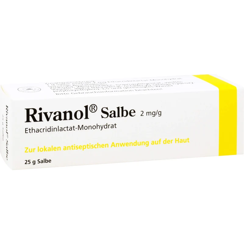Rivanol Salbe 2 mg/g zur Keimminderung auf der Haut, 25 g Salbe